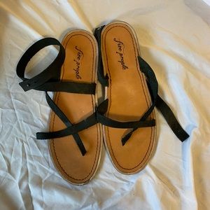 Free People Landings Asymmetric Sandal